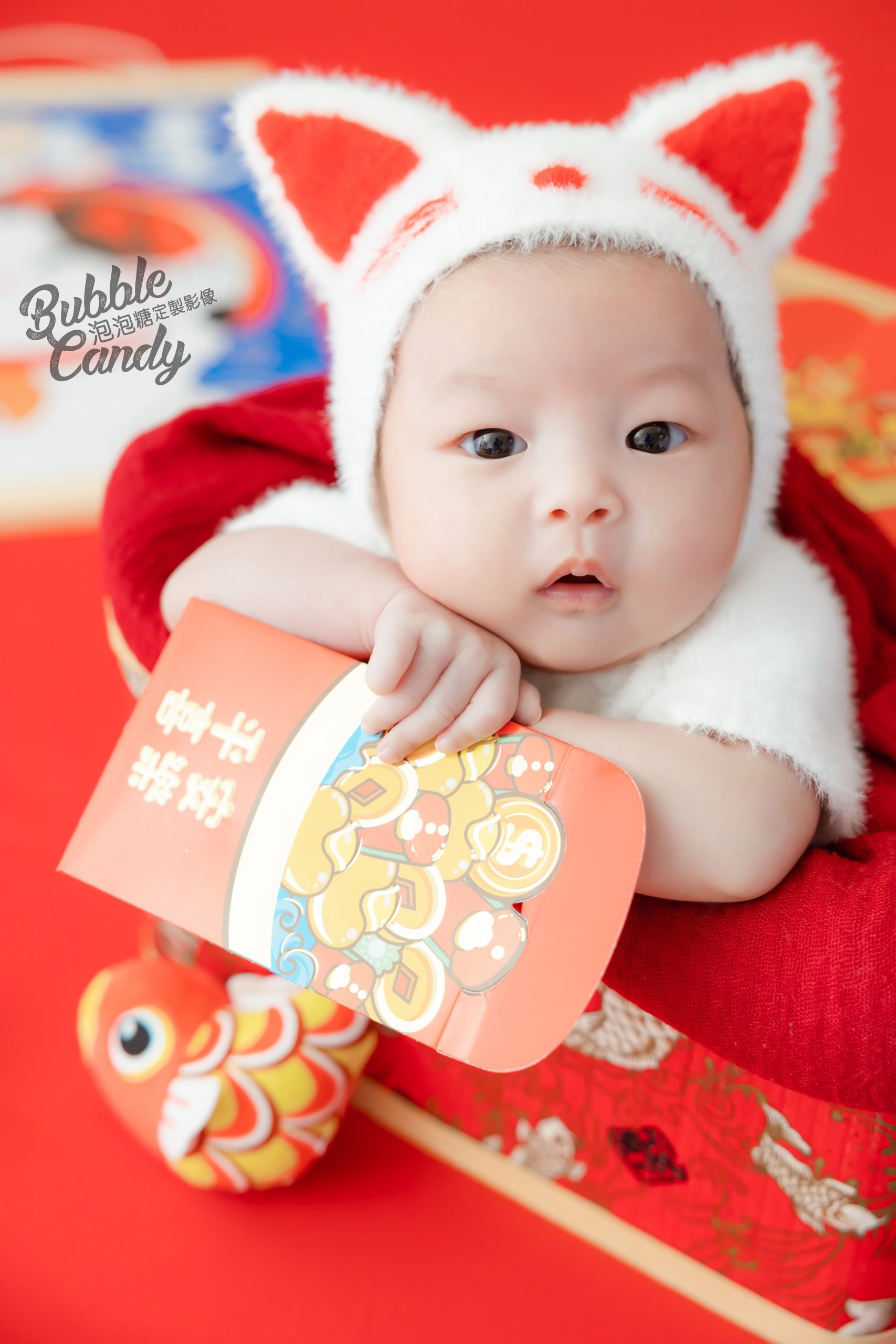 【新生兒寫真】美女主播-張齡予 泡泡糖定製影像Bubble candy